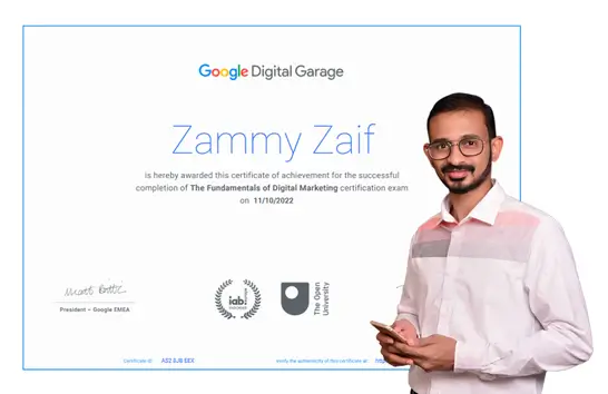 Google certified SEO Expert